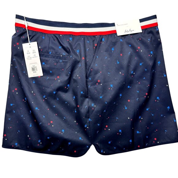 Lady Hagen Golf Skort Womens Sz XL UPF 50 Patriotic Stars Pull On Skirt NWT - Picture 13 of 13